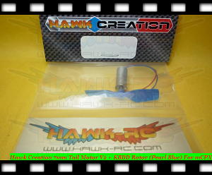 Hawk Creation 7mm Tail Motor V2 + KBDD Rotor (Pearl Blue) For mCPX